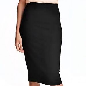 NWT H&M Divided Brand Stretch Pencil Skirt Size Medium (Black)